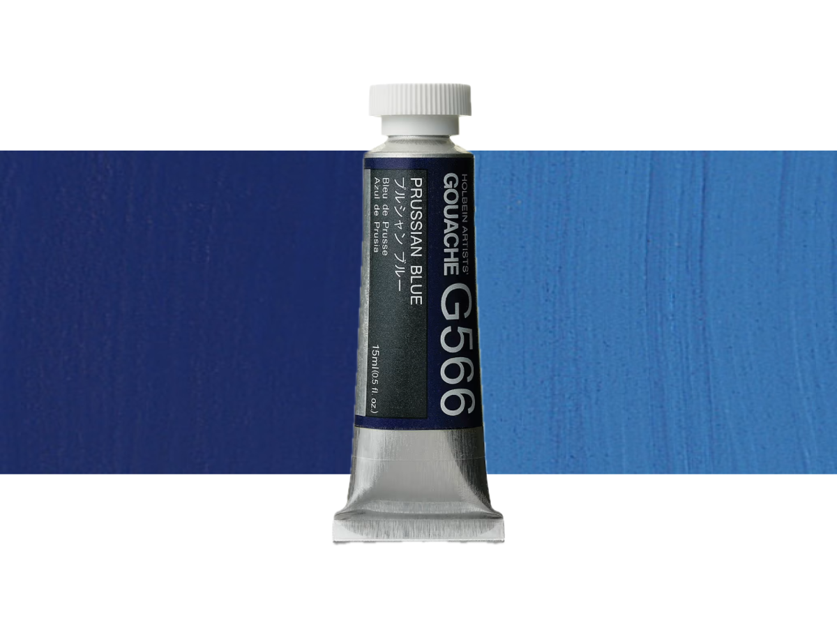 HOLBEIN ARTISTS' GOUACHE 15ML PRUSSIAN BLUE G566 1