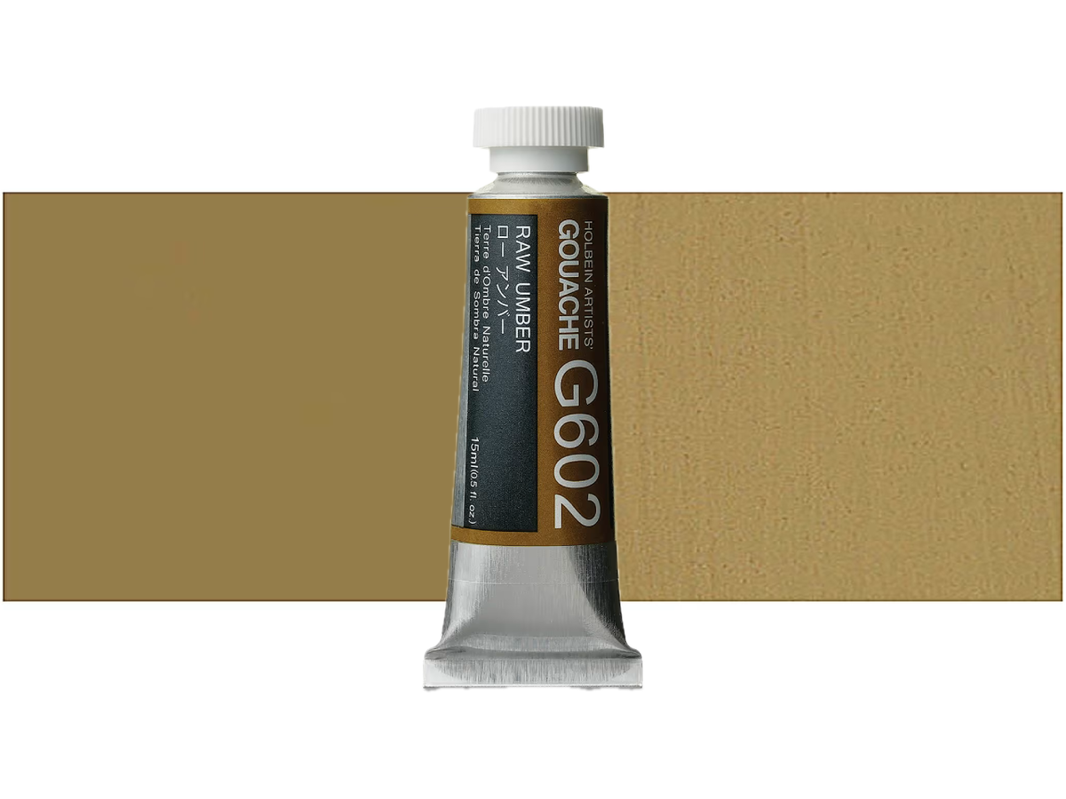 HOLBEIN ARTISTS' GOUACHE 15ML RAW UMBER G602 1