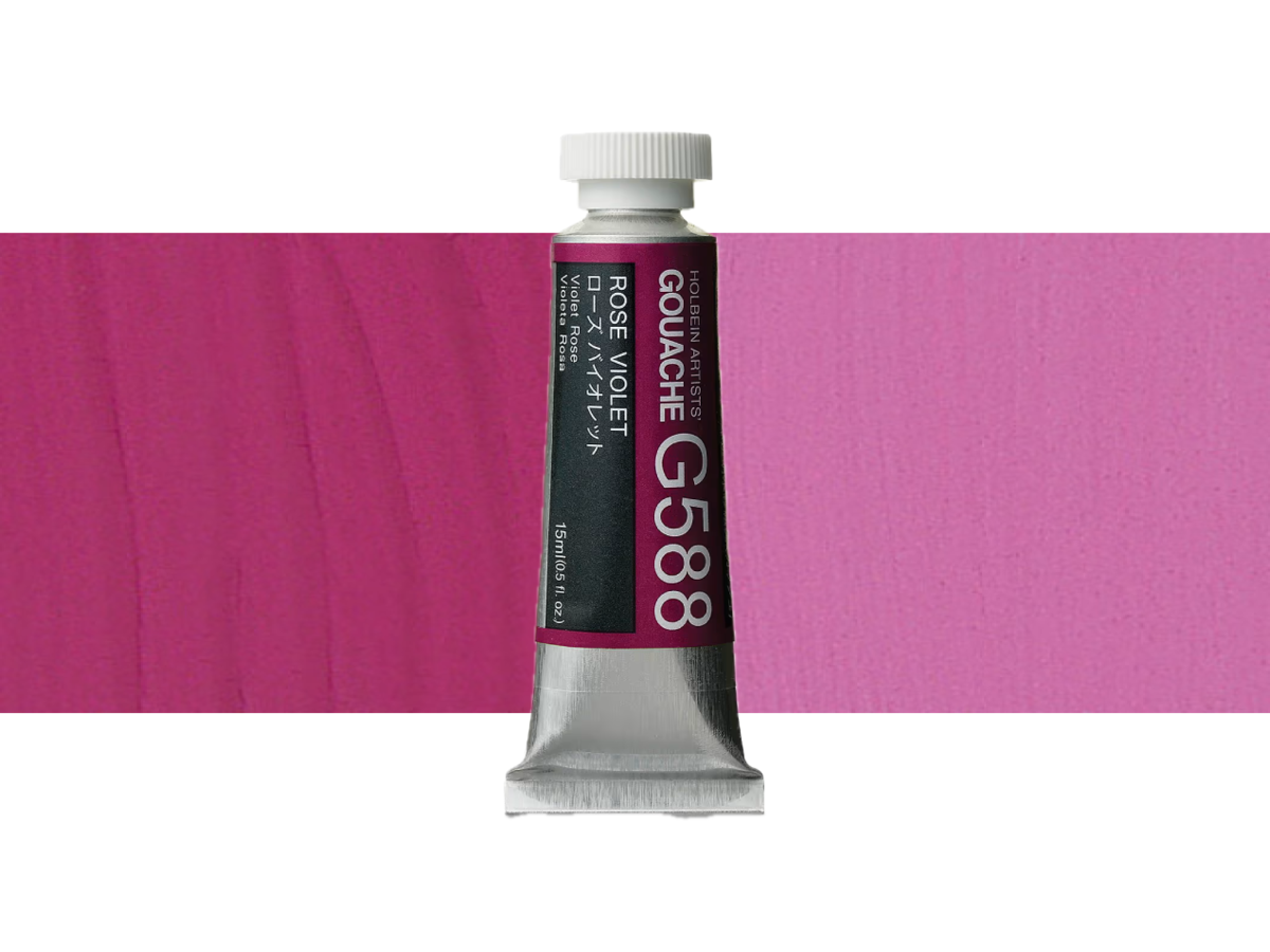 HOLBEIN ARTISTS' GOUACHE 15ML ROSE VIOLET G588 1
