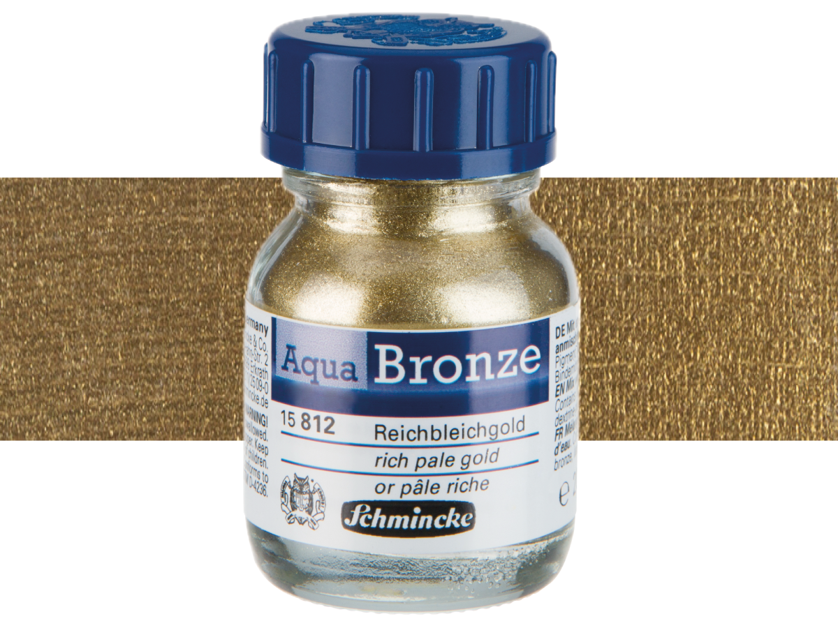 SCHMINCKE AQUA-BRONZE 20ML 812 REICHBLEICHGOLD 1