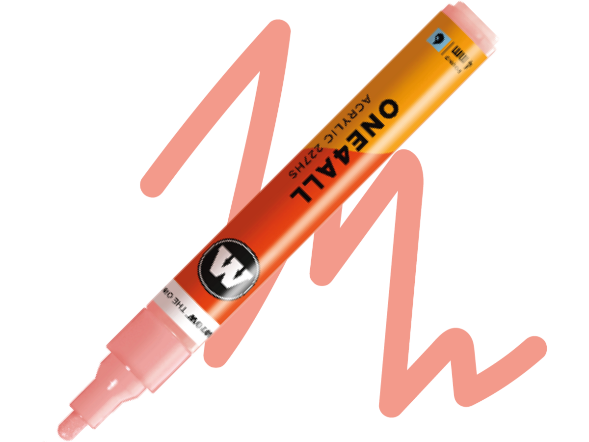 MOLOTOW ONE4ALL MARKER 227HS 244 4MM MARKER CORAL 1
