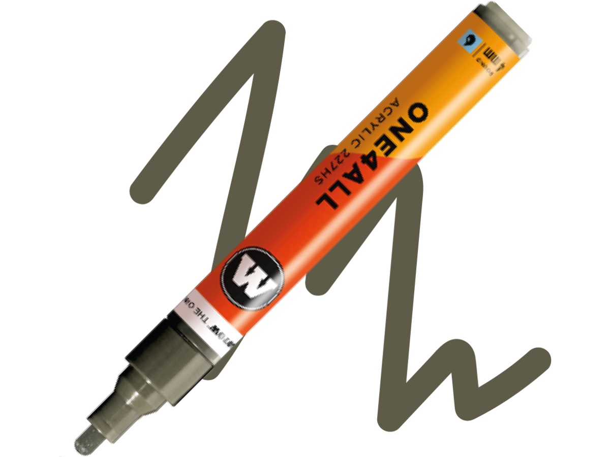 MOLOTOW ONE4ALL MARKER 227HS 260 4MM MARKER STONE GREY DARK 1