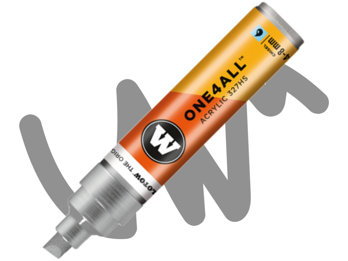 MOLOTOW ONE4ALL MARKER 327HS 227 4-8MM METALLIC SILVER 1