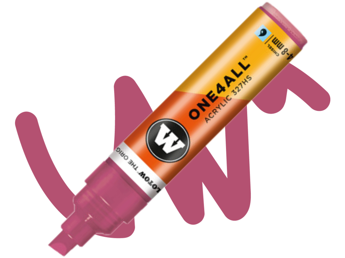 MOLOTOW ONE4ALL MARKER 327HS 231 4-8MM FUCHSIA PINK 1