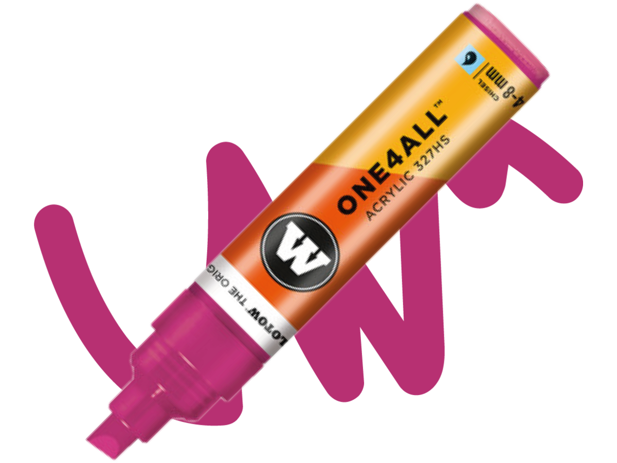 MOLOTOW ONE4ALL MARKER 327HS 232 4-8MM MAGENTA 1