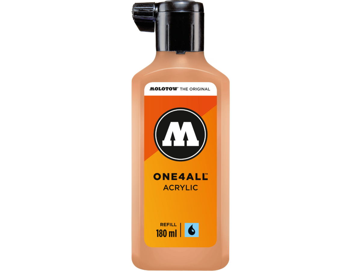 MOLOTOW ONE4ALL REFILL 180ML 117 PEACH PASTEL 1