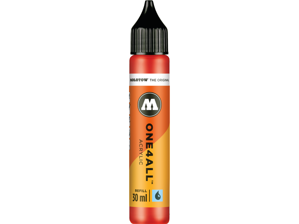 MOLOTOW ONE4ALL REFILL 30ML 013 TRAFFIC RED 1