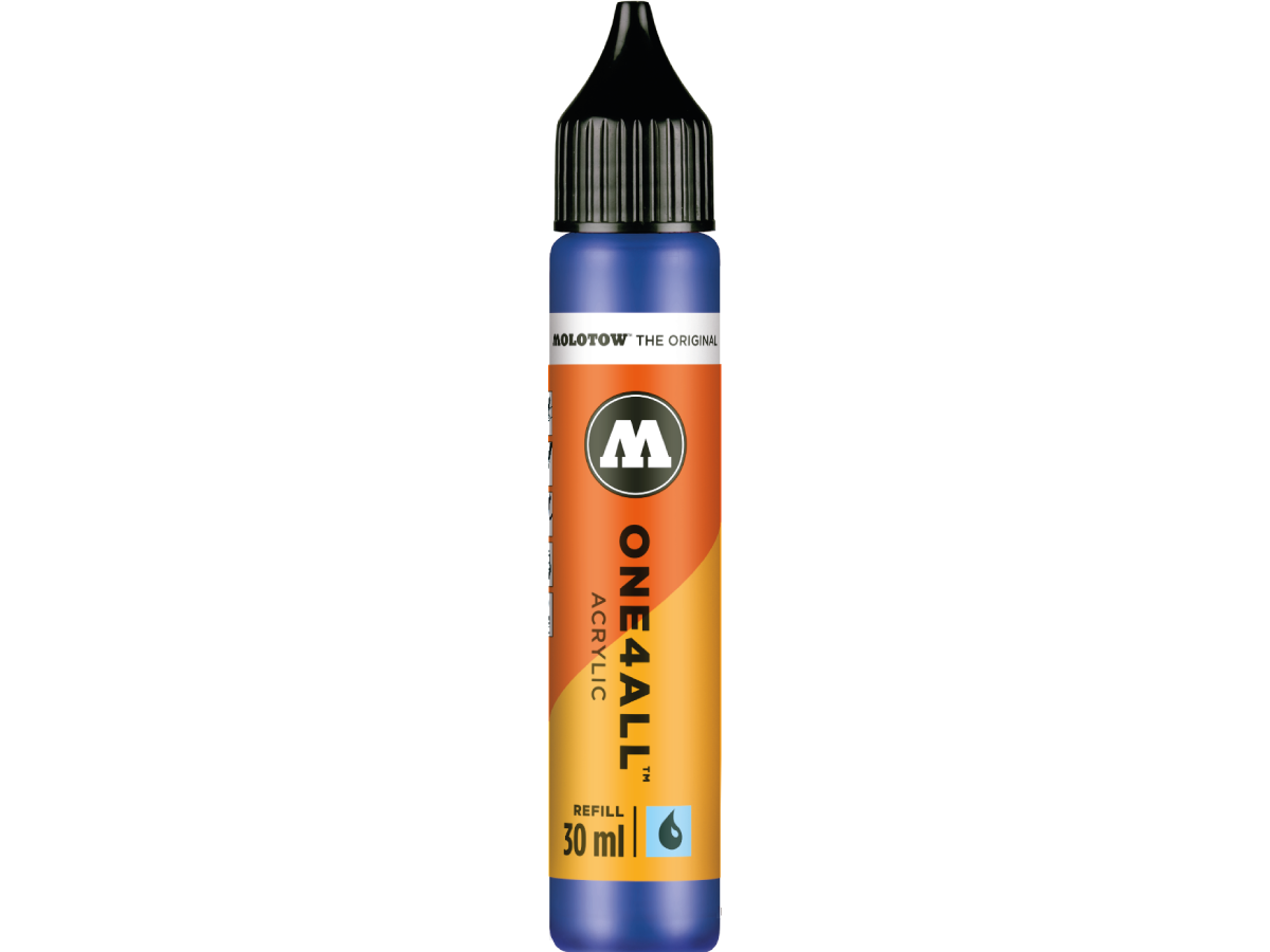 MOLOTOW ONE4ALL REFILL 30ML 204 TRUE BLUE 1