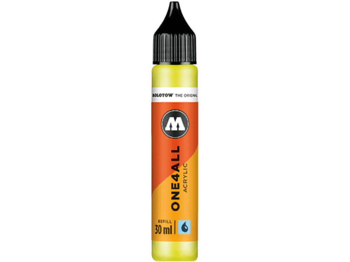 MOLOTOW ONE4ALL REFILL 30ML 263 NEON GREEN LIGHT FLUO 1