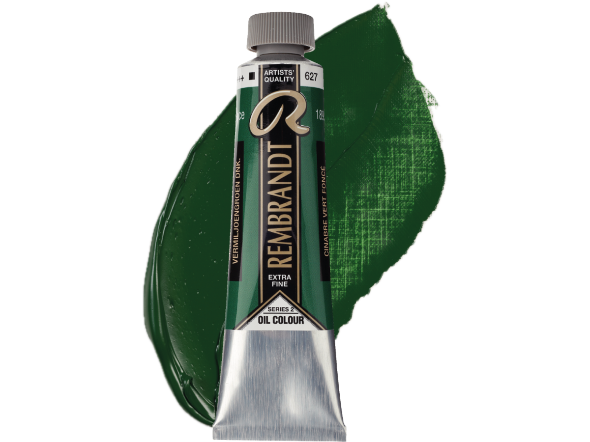 TALENS REMBRANDT ÖLFARBE 40ML ZINNOBERGRÜN DUNKEL 672 1
