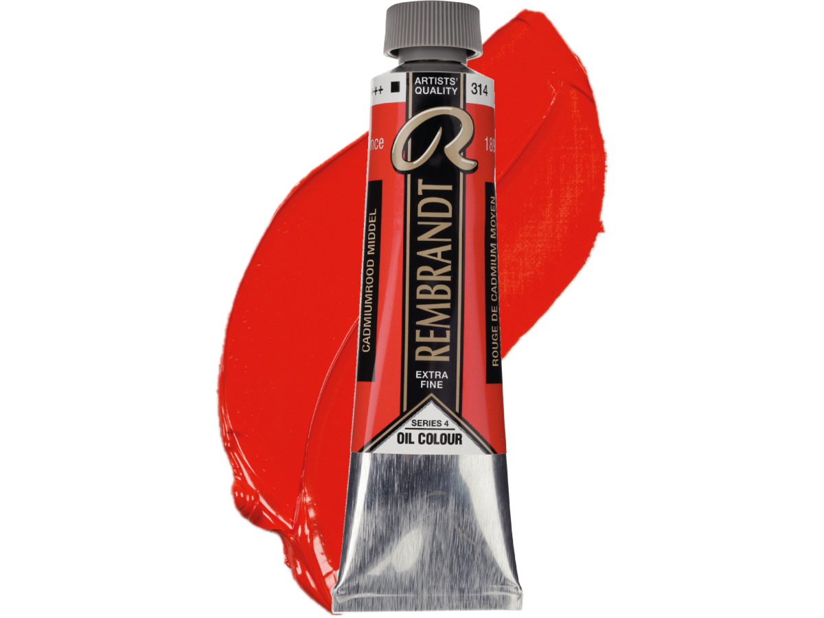 TALENS REMBRANDT ÖLFARBE 40ML KADMIUMROT MITTEL 314 1
