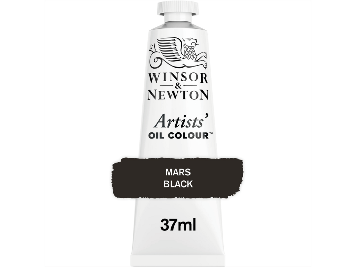 WINSOR & NEWTON ARTISTS ÖLFARBE 37ML 386 MARSSCHWARZ 1
