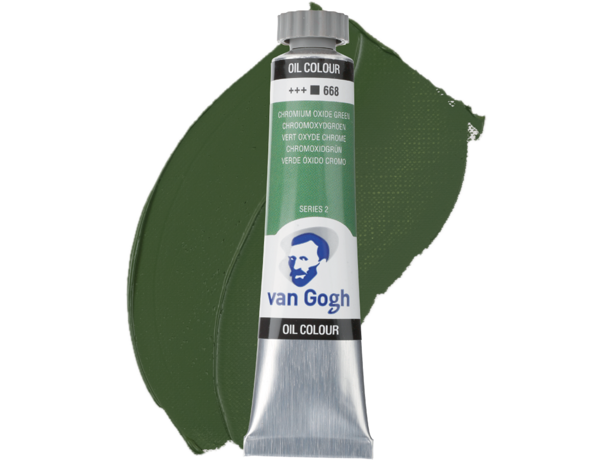 TALENS VAN GOGH ÖLFARBE 20ML S2 CHROMOXIDGRÜN 668 1