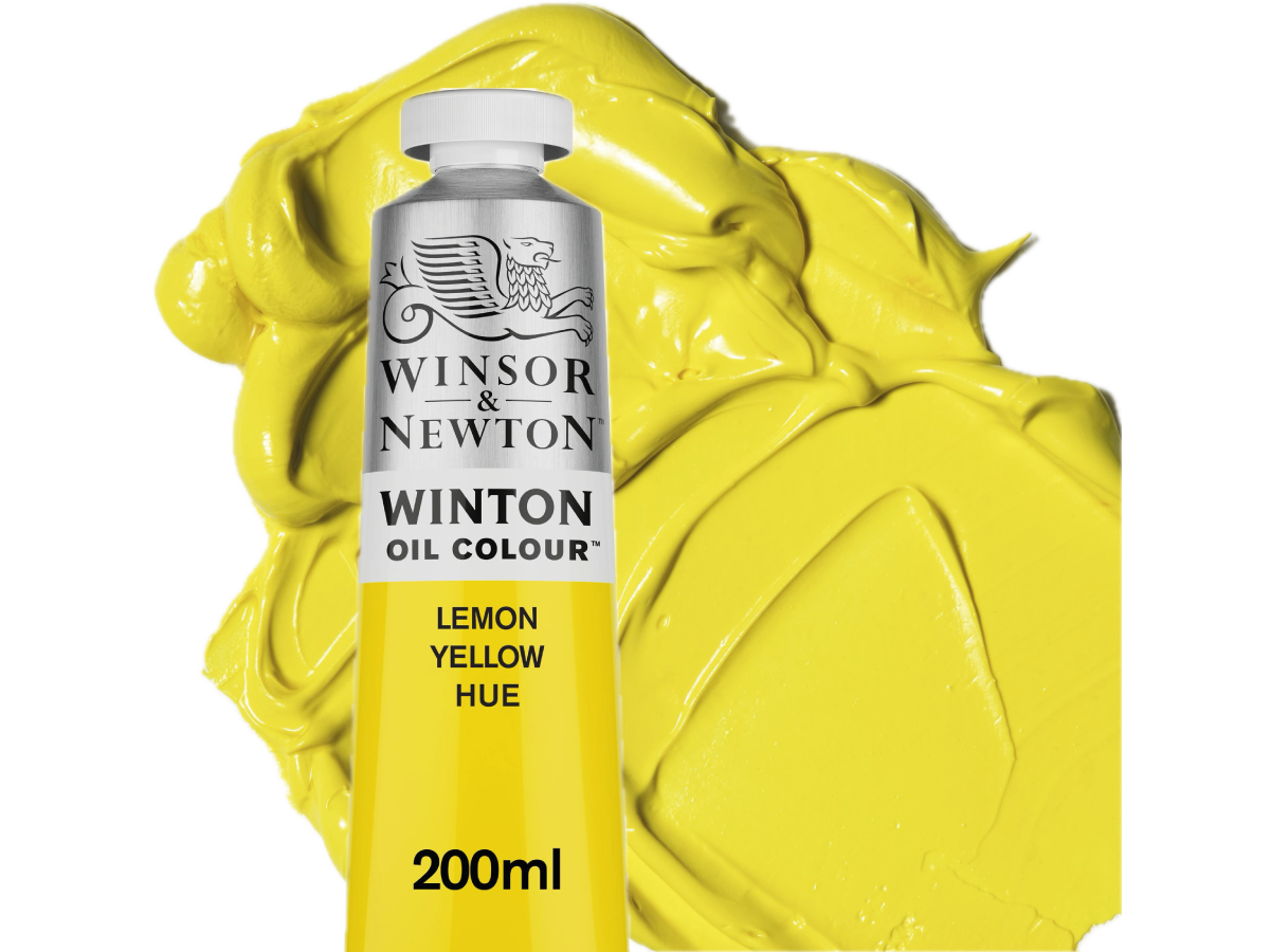 WINSOR & NEWTON WINTON OLIEVERF 200ML S2 346 LEMON YELLOW HUE 1