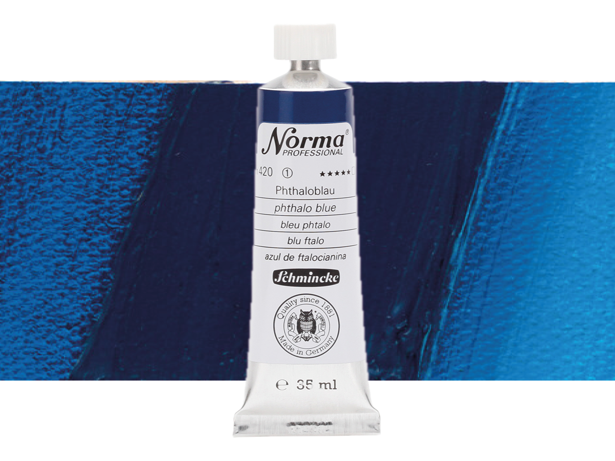 SCHMINCKE NORMA ÖLFARBE 35ML S1 420 PHTHALOBLAU 1