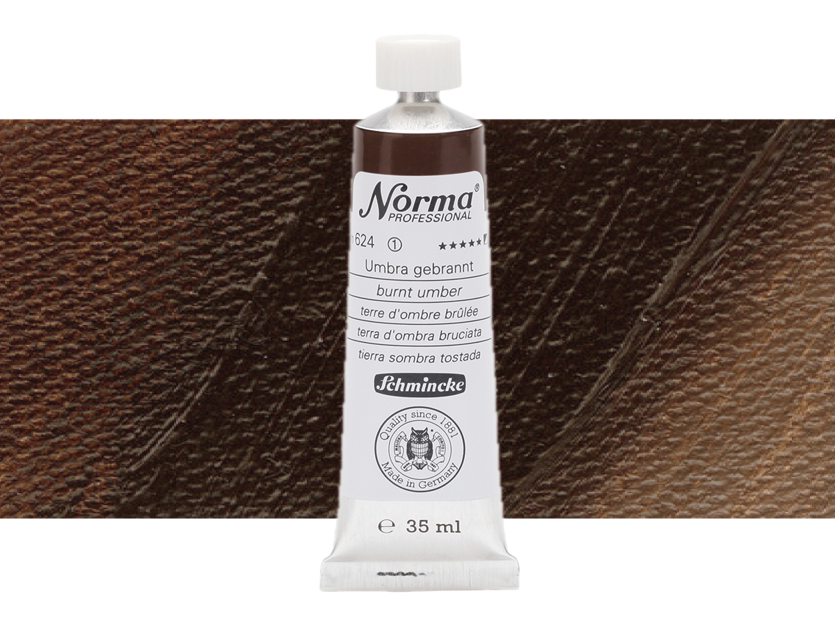SCHMINCKE NORMA ÖLFARBE 35ML S1 624 UMBRA GEBRANNT 1