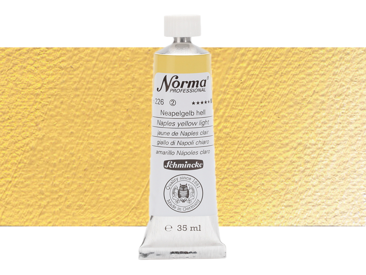 SCHMINCKE NORMA ÖLFARBE 35ML S2 226 NEAPELGELB HELL 1