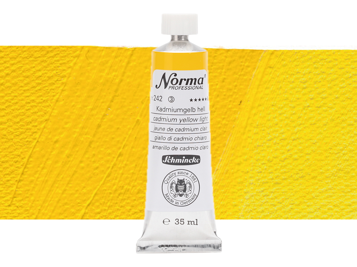 SCHMINCKE NORMA ÖLFARBE  35ML S3 242 KADMIUMGELB HELL 1