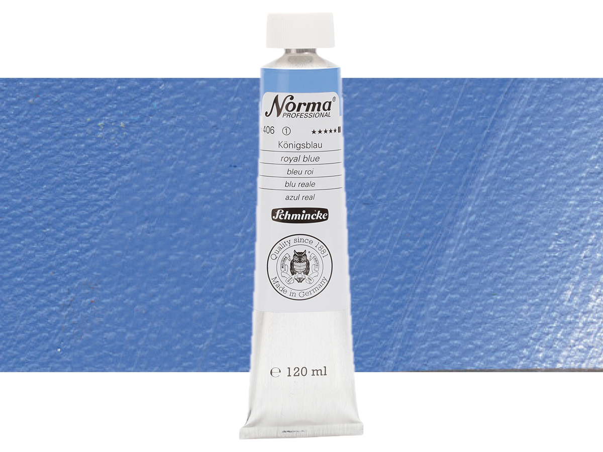SCHMINCKE NORMA ÖLFARBE 120ML S1 406 KÖNIGSBLAU 1