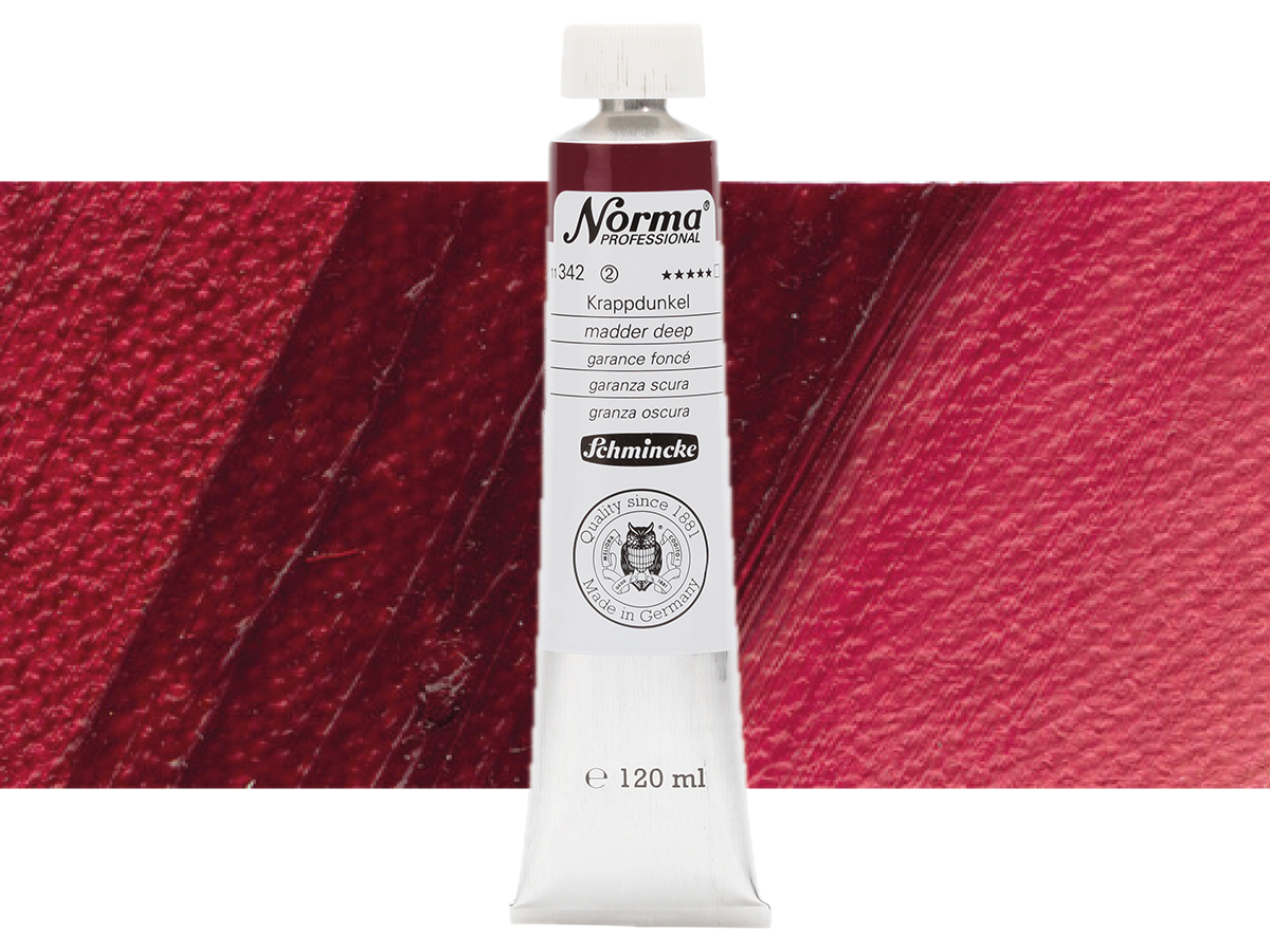 SCHMINCKE NORMA ÖLFARBE 120ML S2 342 KRAPP DUNKEL 1