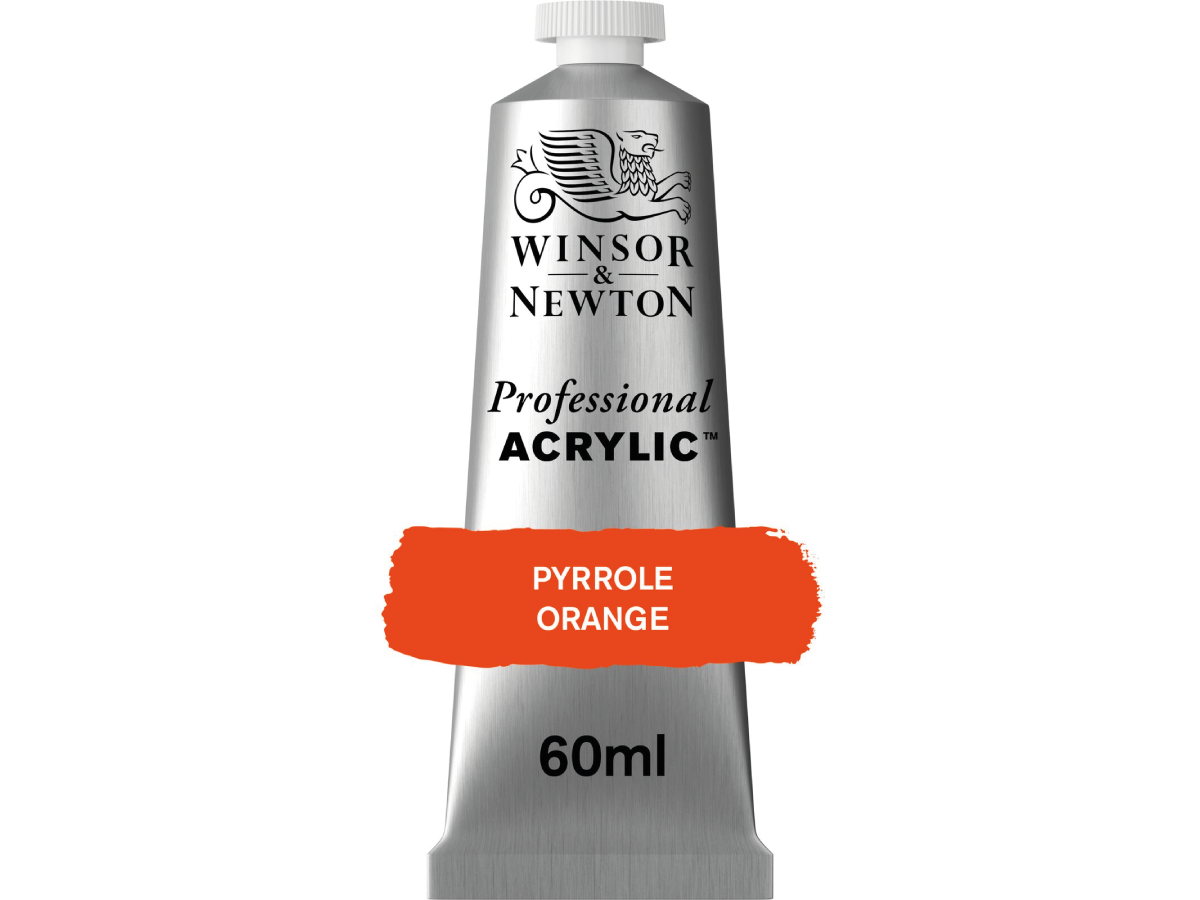 WINSOR & NEWTON PROFESSIONAL ACRYLIC 60ML 519 PERYLENE ORANGE 1