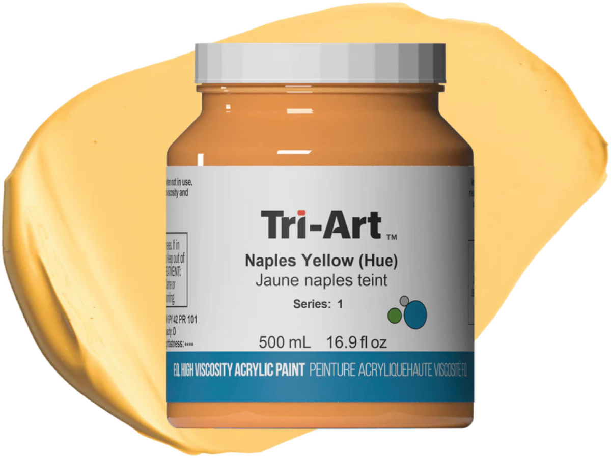 TRI-ART ACRYLFARBE 500ML S1 NEAPELGELB IMITIERT 1