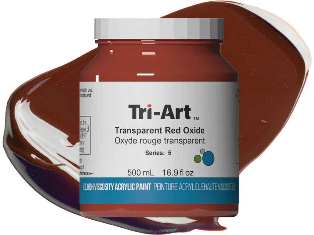 TRI-ART ACRYLFARBE 500ML S1 OXIDROT 1