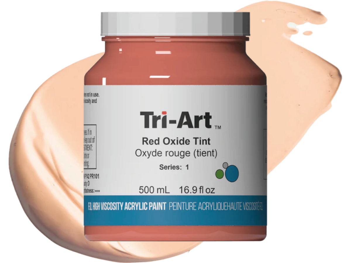 TRI-ART ACRYLFARBE 500ML S1 RED OXIDE TINT 1