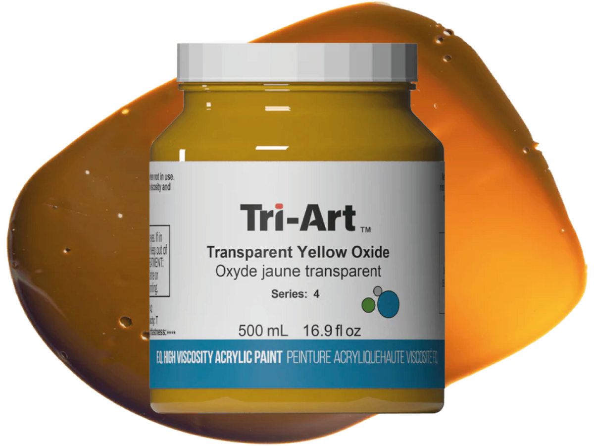 TRI-ART ACRYLFARBE 500ML S4 TRANSOXIDGELB 408 1