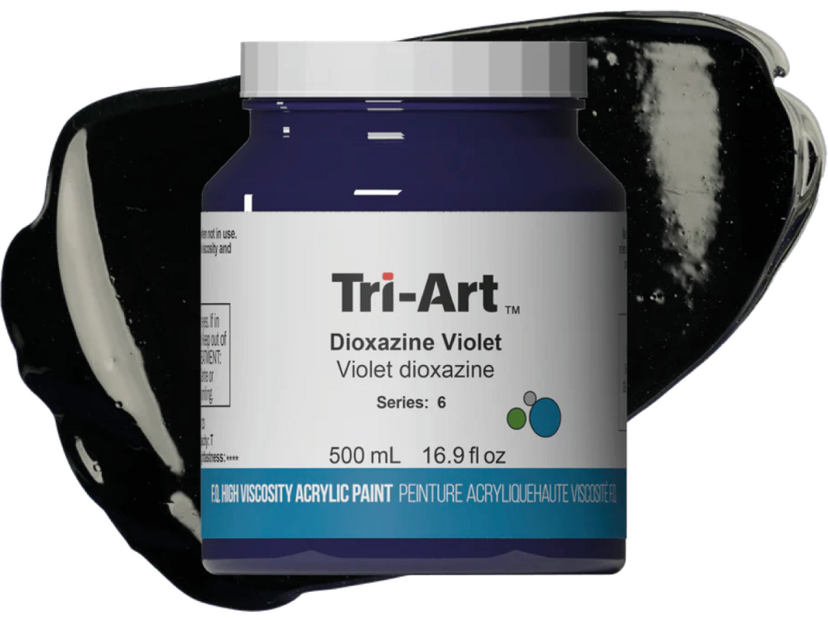TRI-ART ACRYLFARBE 500ML S6  DIOXAZINEVIOLETT 1