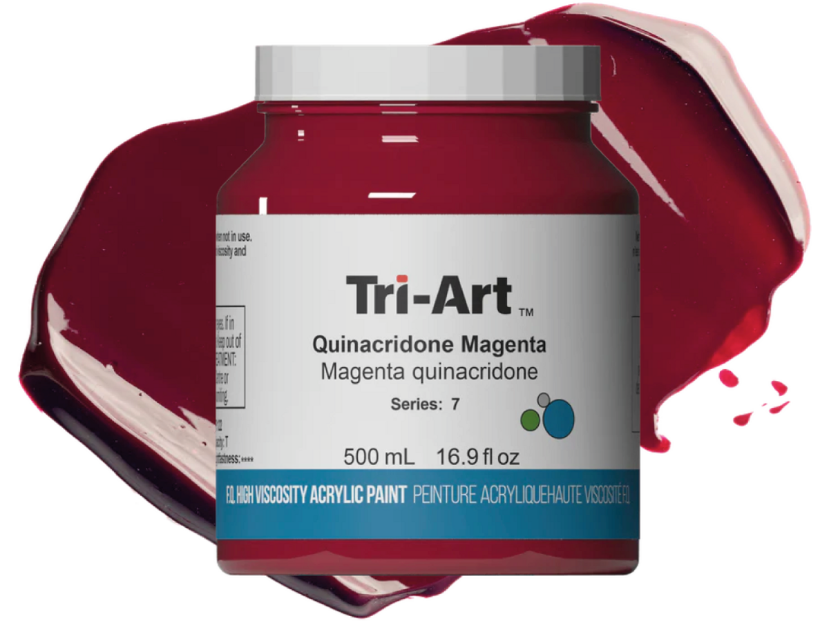 TRI-ART ACRYLFARBE 500ML S7 QUINACRODONE MAGENTA 1