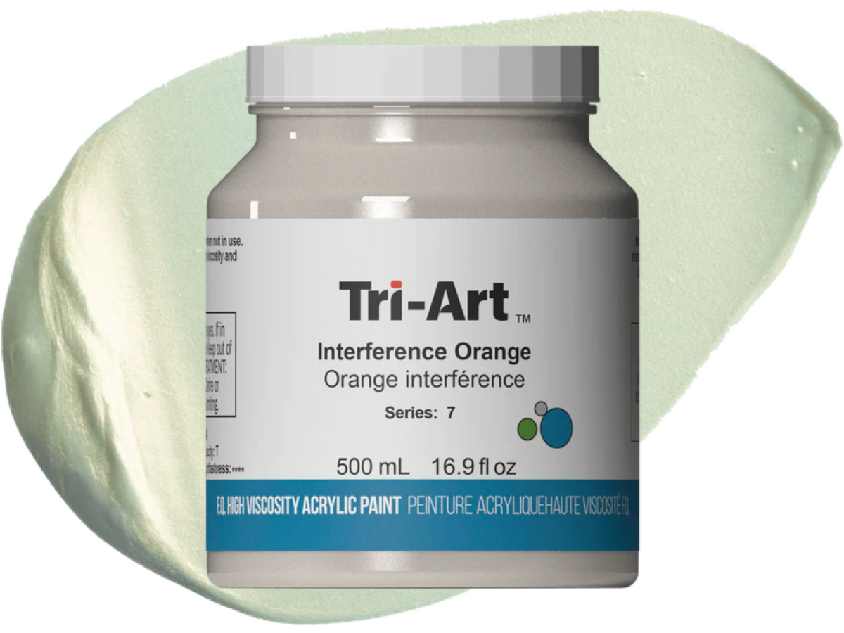 TRI-ART ACRYLFARBE 500ML S7  INTERFERENZ ORANGE 1