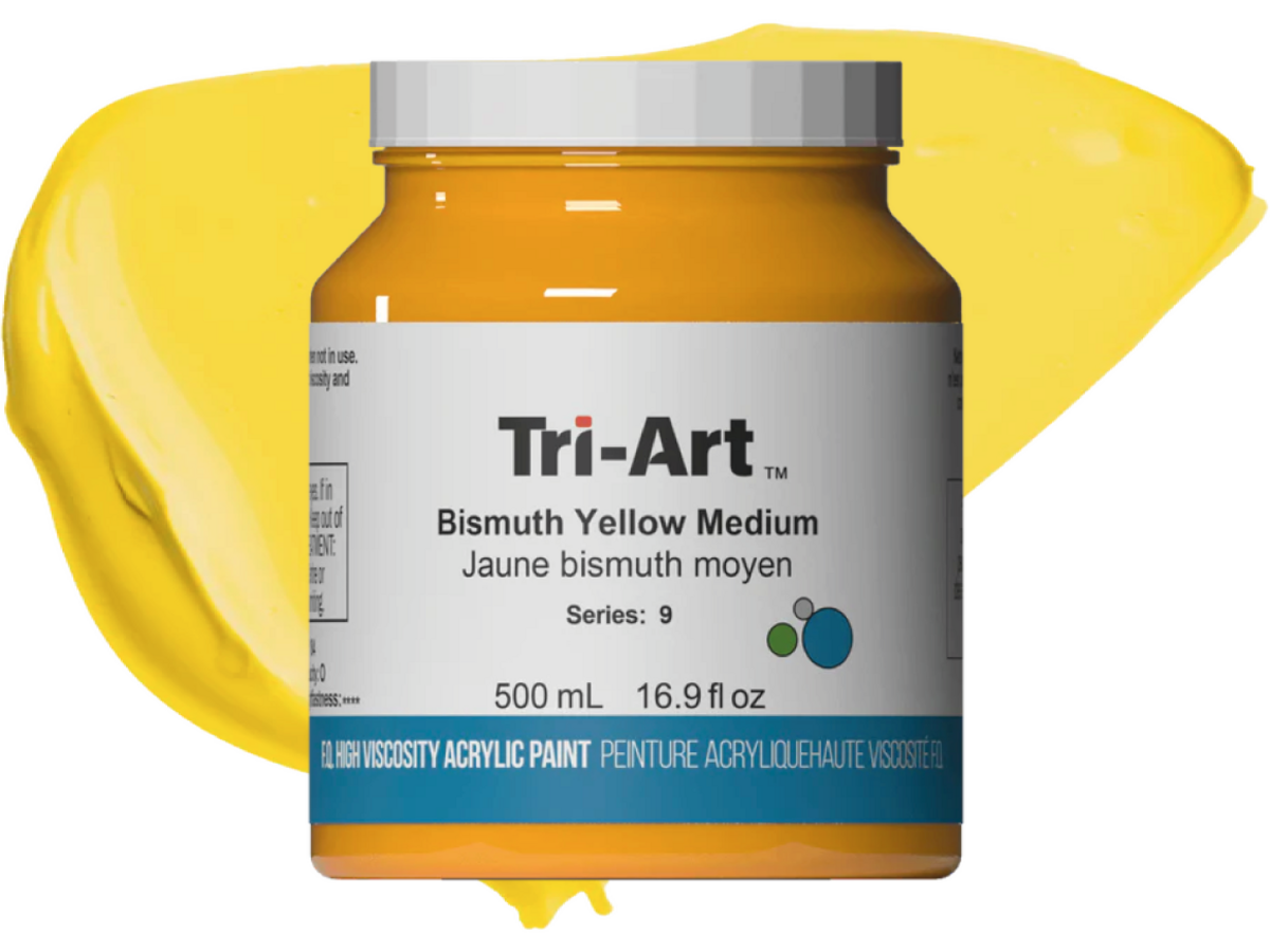 TRI-ART ACRYLFARBE 500ML S9 BISMUTHGELB MITTEL 1