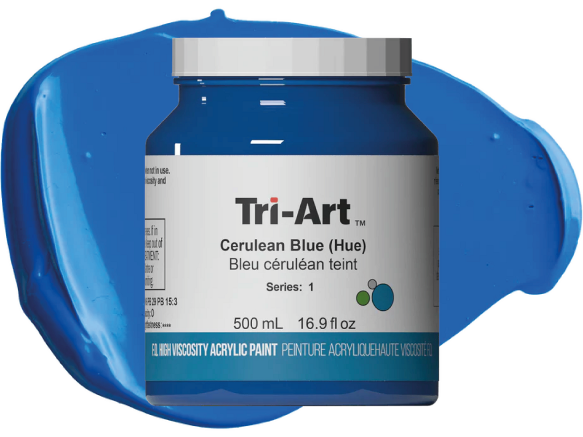 TRI-ART ACRYLFARBE 500ML S9 CÖLINBLAU 1