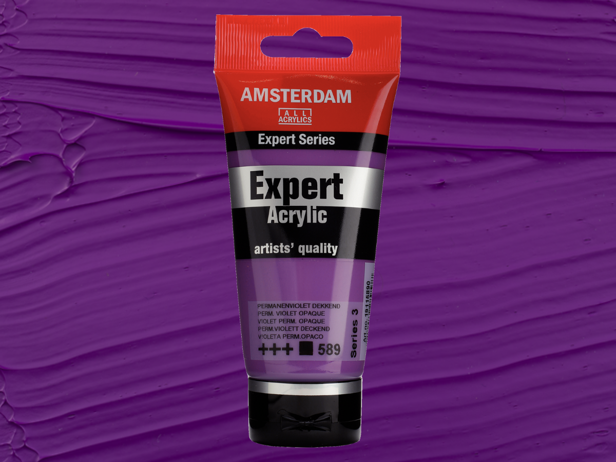 AMSTERDAM EXPERT 75ML 589 SERIE 3 PERMANENTVIOLETT DECKEND 1