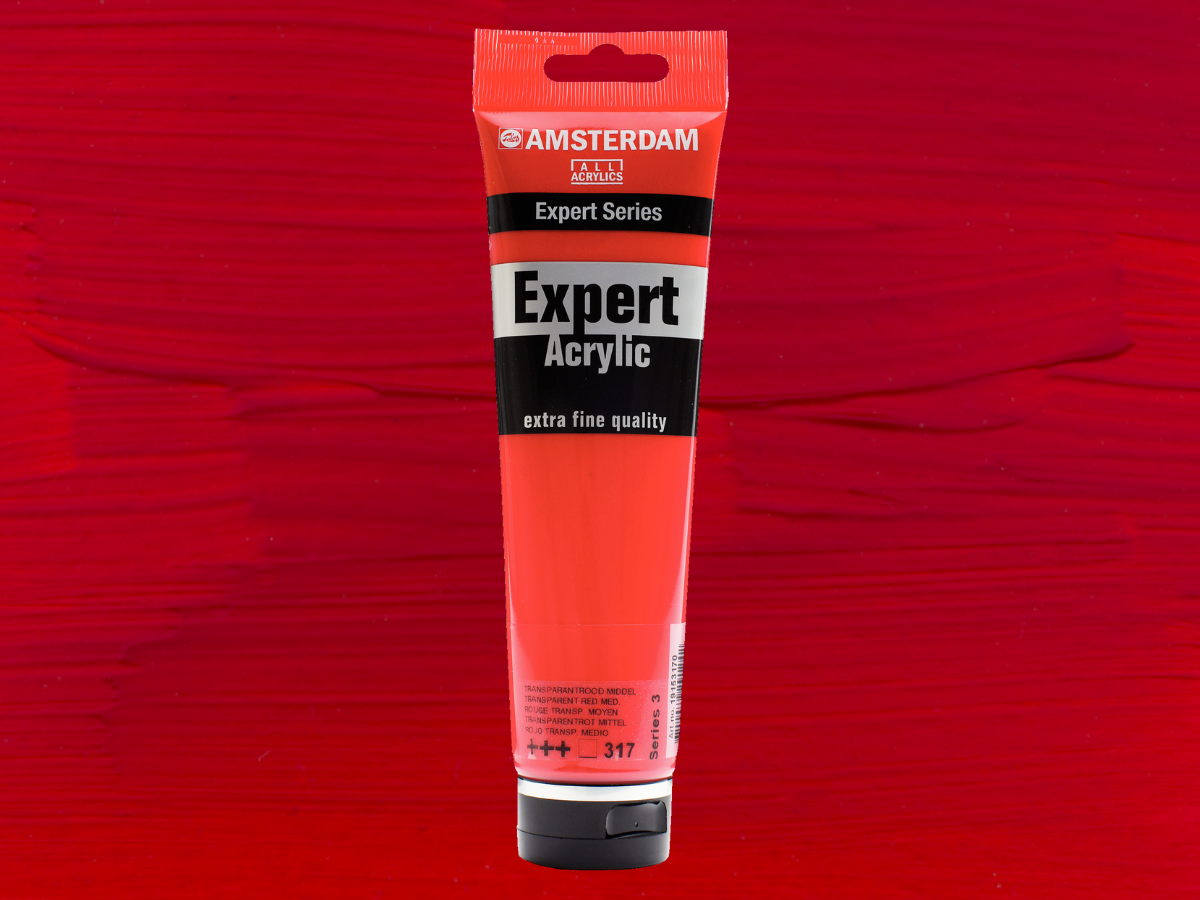 AMSTERDAM EXPERT 150ML 317 SERIE 3 TRANSPARANT ROT MITTEL 1