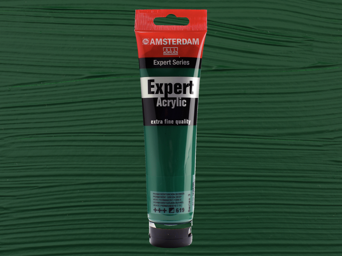AMSTERDAM EXPERT 150ML 619 SERIE 3 PERMANENTGRÜN DUNKEL 1