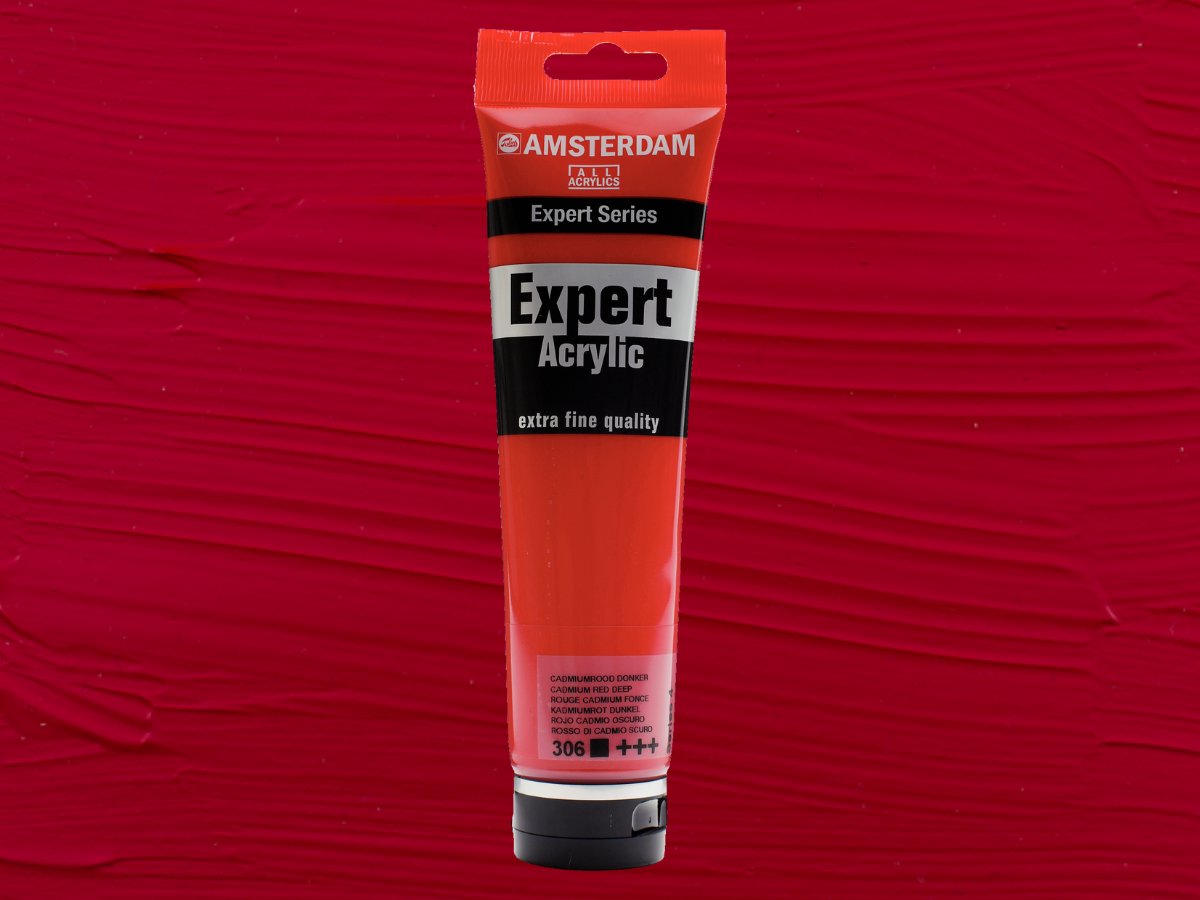 AMSTERDAM EXPERT 150ML 306 SERIE 4 KADMIUMROT DUNKEL 1