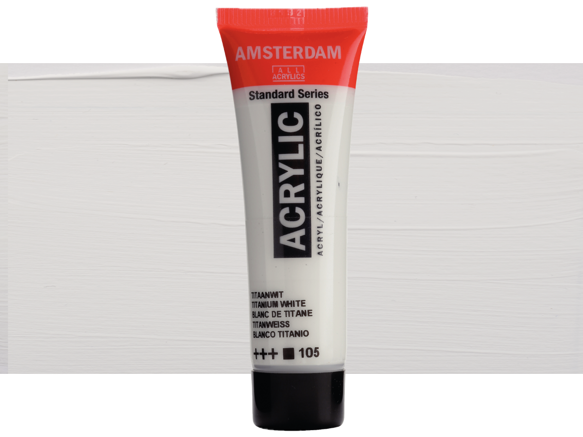 TALENS AMSTERDAM STANDARD 20ML 105 TITANWEISS 1