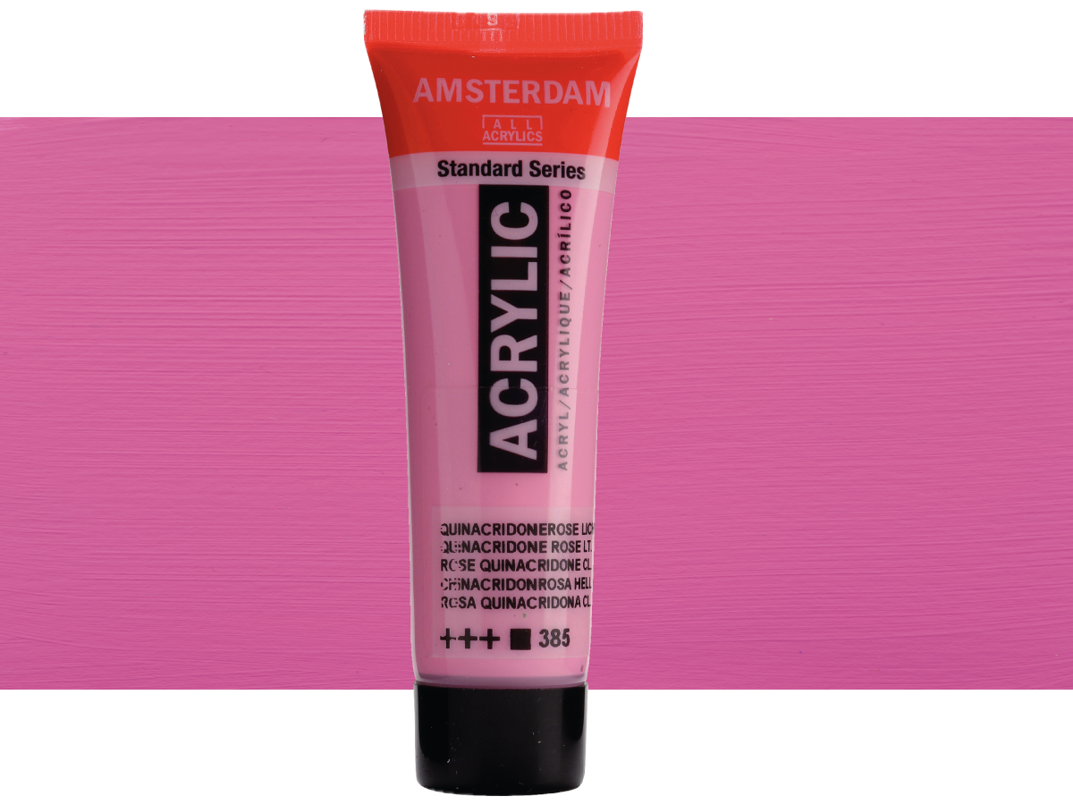 TALENS AMSTERDAM STANDARD 20ML 385 CHINACRIDON.ROSA HELL 1