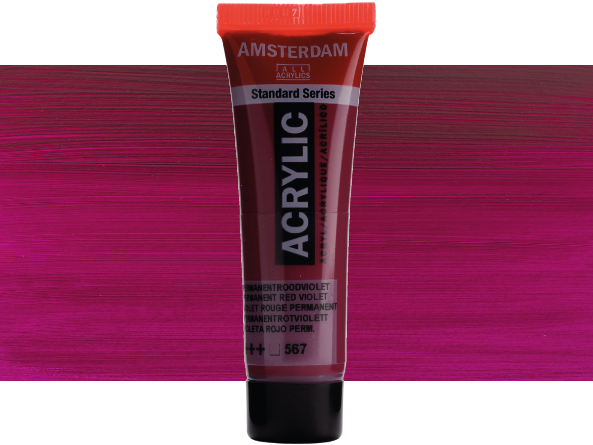 TALENS AMSTERDAM STANDARD 20ML 567 PERMANENT ROTVIOLETT 1