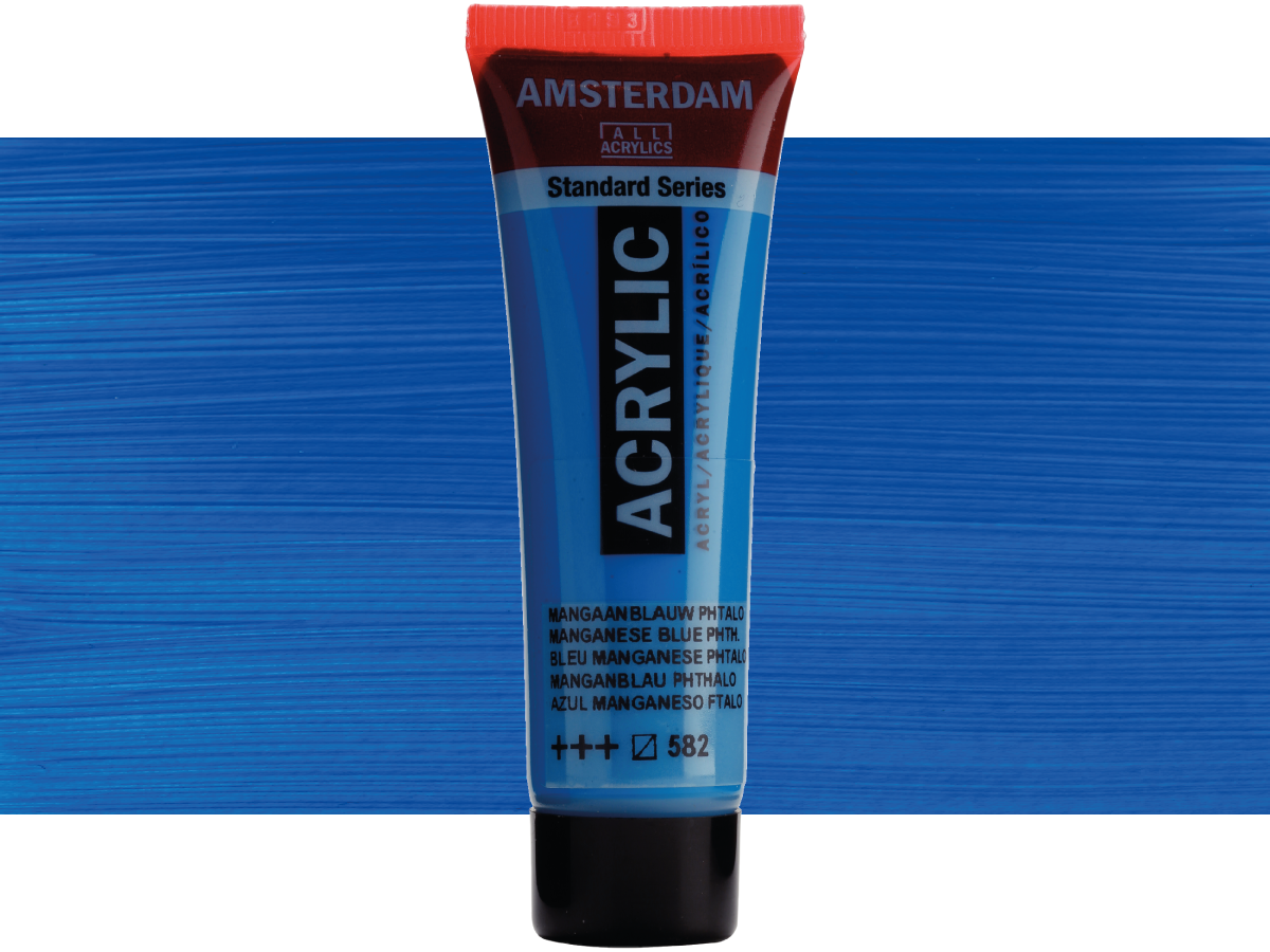 TALENS AMSTERDAM STANDARD 20ML 582 MANGANBLAU PHTHALO 1