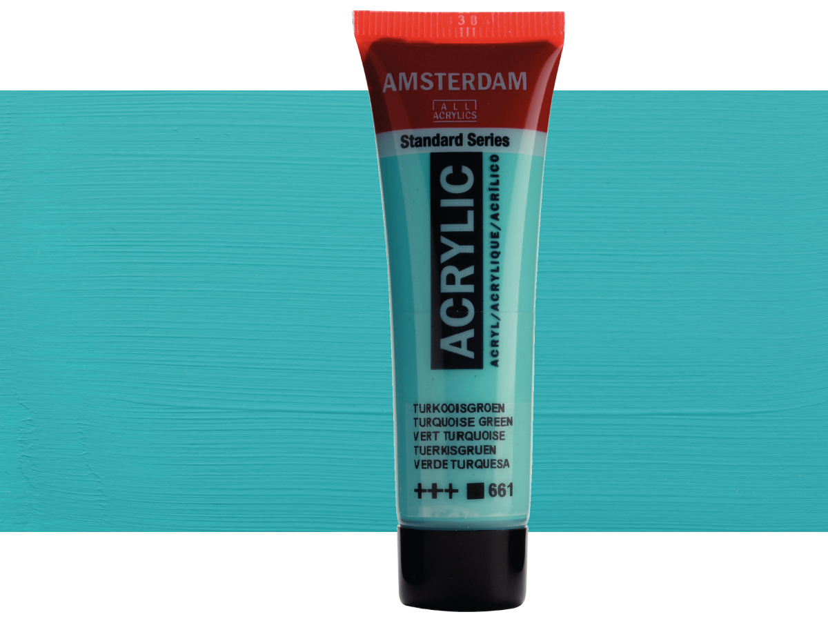 TALENS AMSTERDAM STANDARD 20ML 661 TÜRKISGRÜN 1