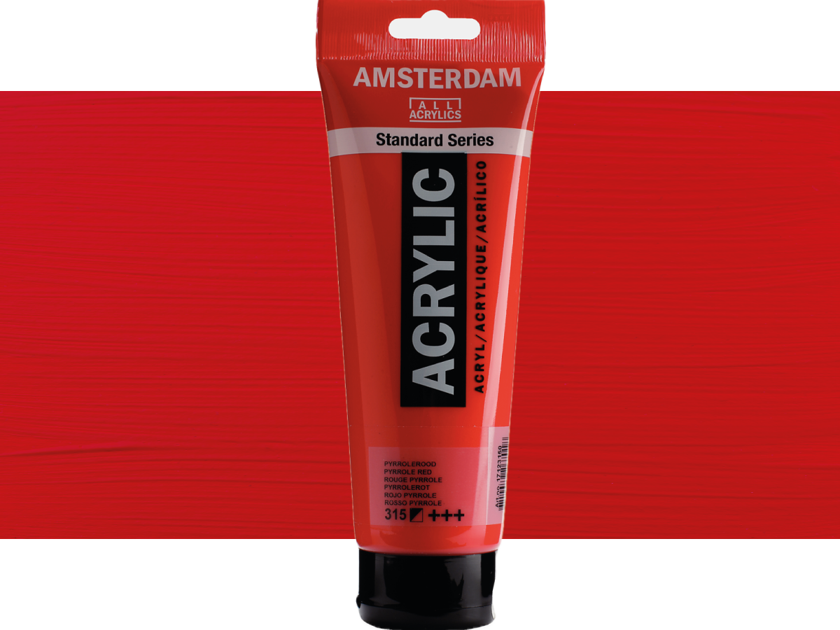 TALENS AMSTERDAM STANDARD ACRYL 250ML 315 PYRROLROT 1
