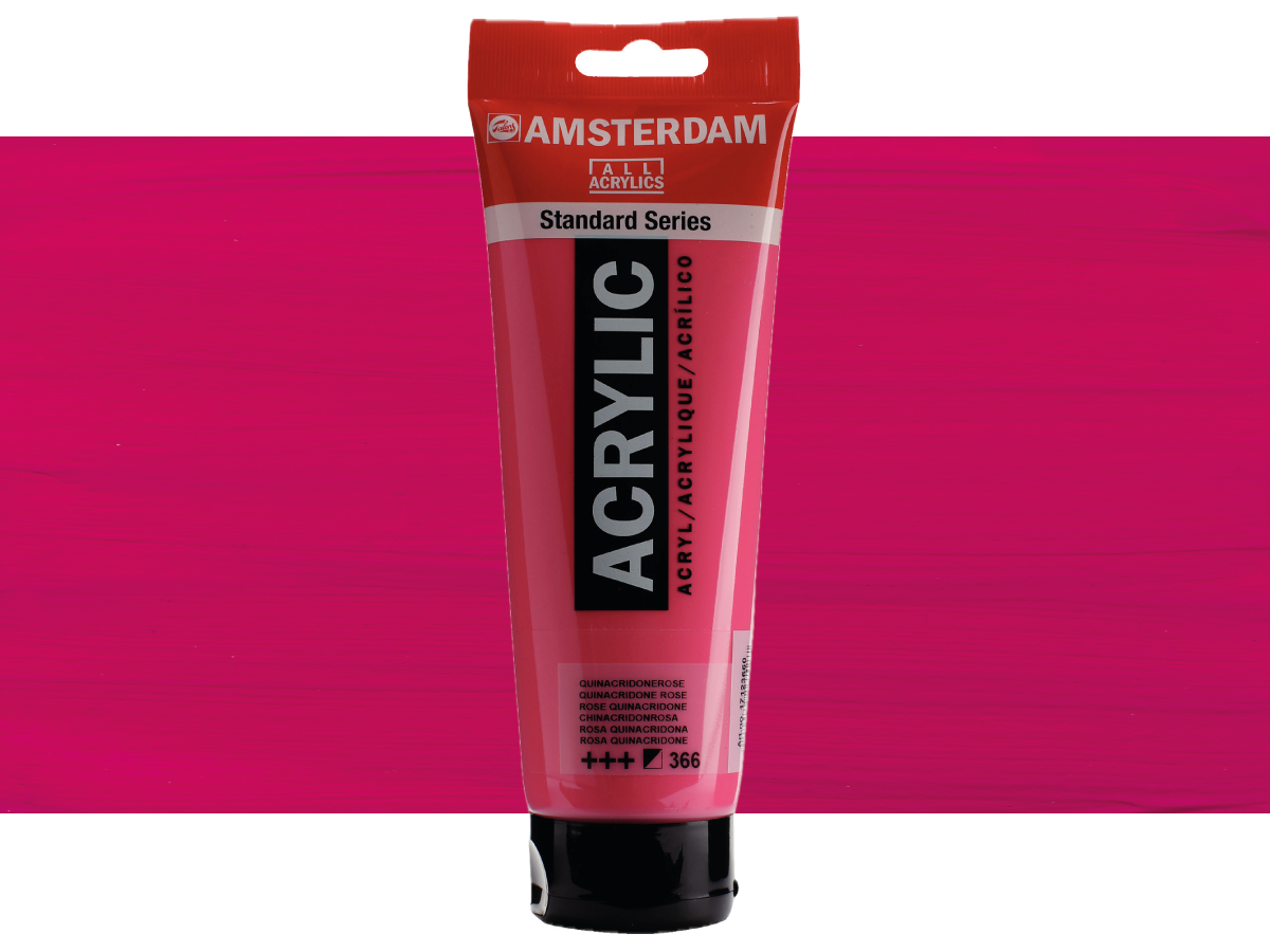 TALENS AMSTERDAM STANDARD ACRYL 250ML 366 CHINACRIDONEROSA 1