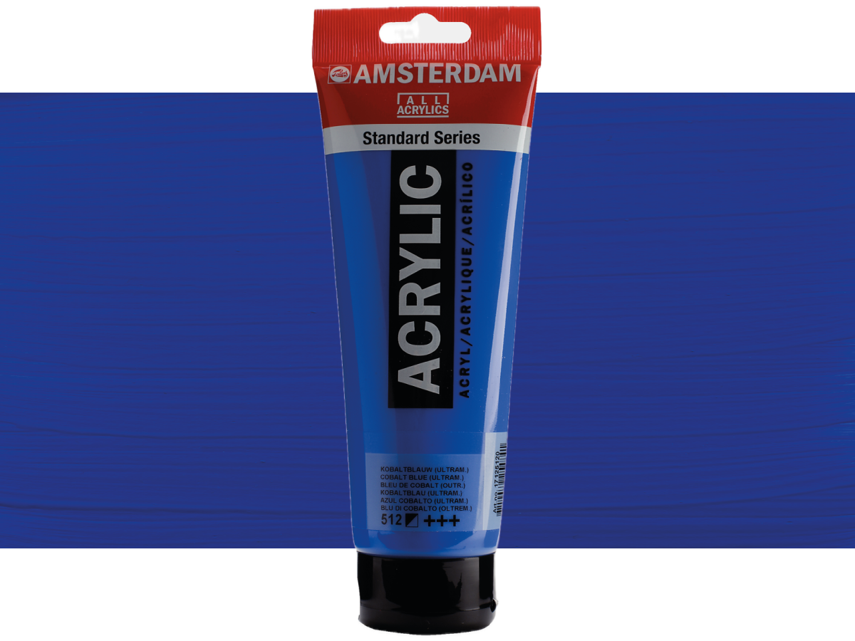 TALENS AMSTERDAM STANDARD ACRYL 250ML 512 KOBALTB.ULTRAMARIN 1