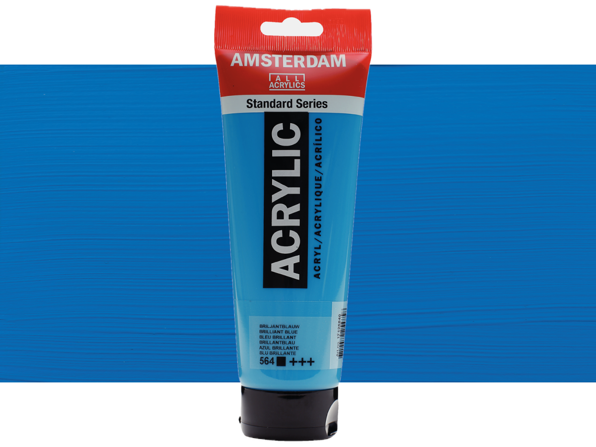 TALENS AMSTERDAM STANDARD ACRYL 250ML 564 BRILLIANTBLAU 1