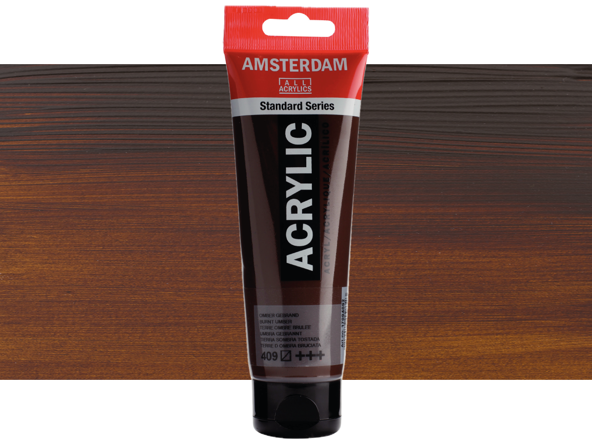 TALENS AMSTERDAM STANDARD ACRYL 120ML 409 UMBRA GEBRANNT 1