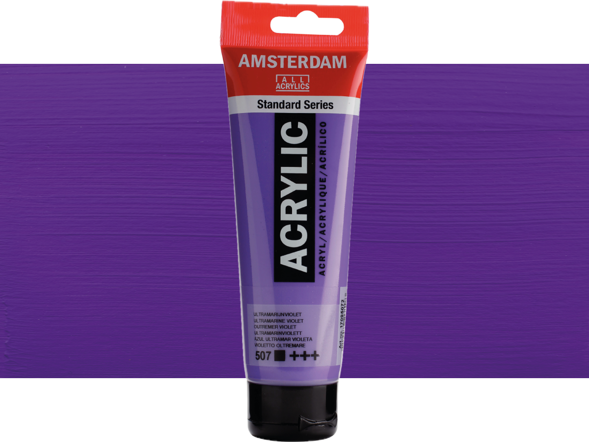 TALENS AMSTERDAM STANDARD ACRYL 120ML 507 ULTRAMITTELVIOLET 1