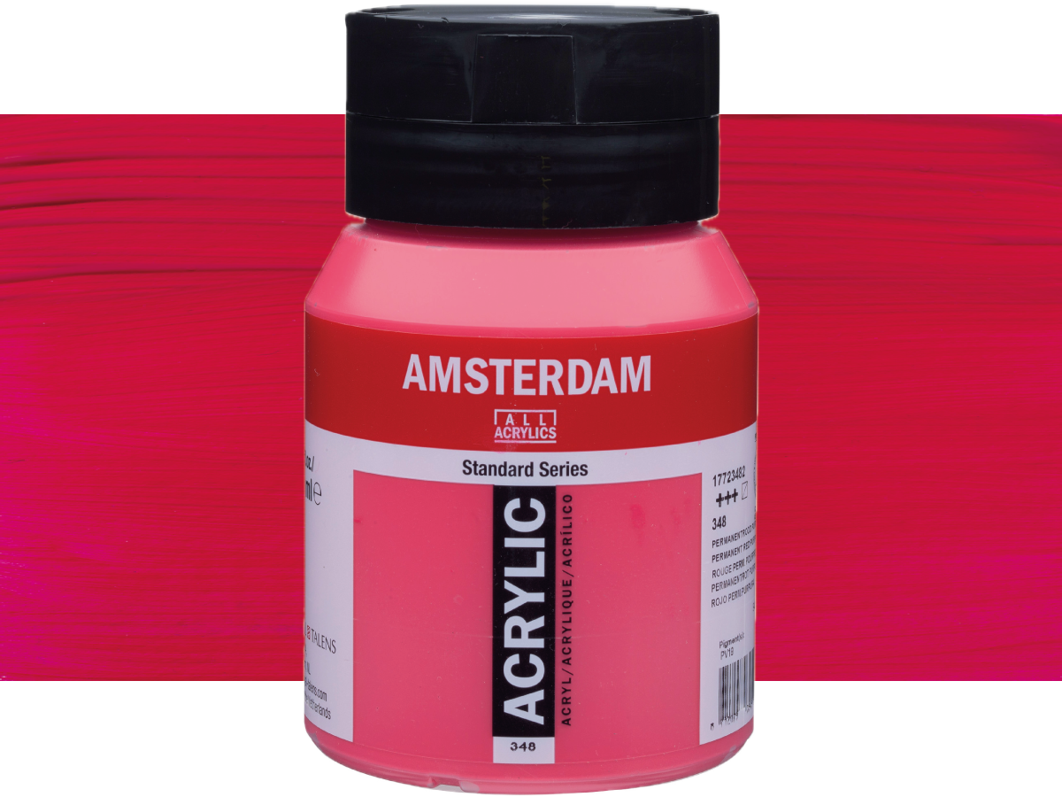 TALENS AMSTERDAM STANDARD ACRYL 500ML 348 PERMANENTROTPURPER 1
